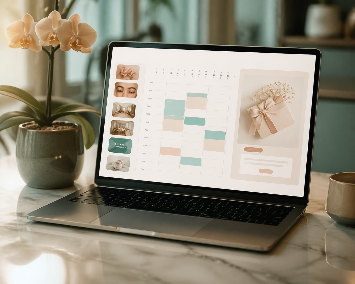 Dollea Website auf Laptop, Tablet und Smartphone