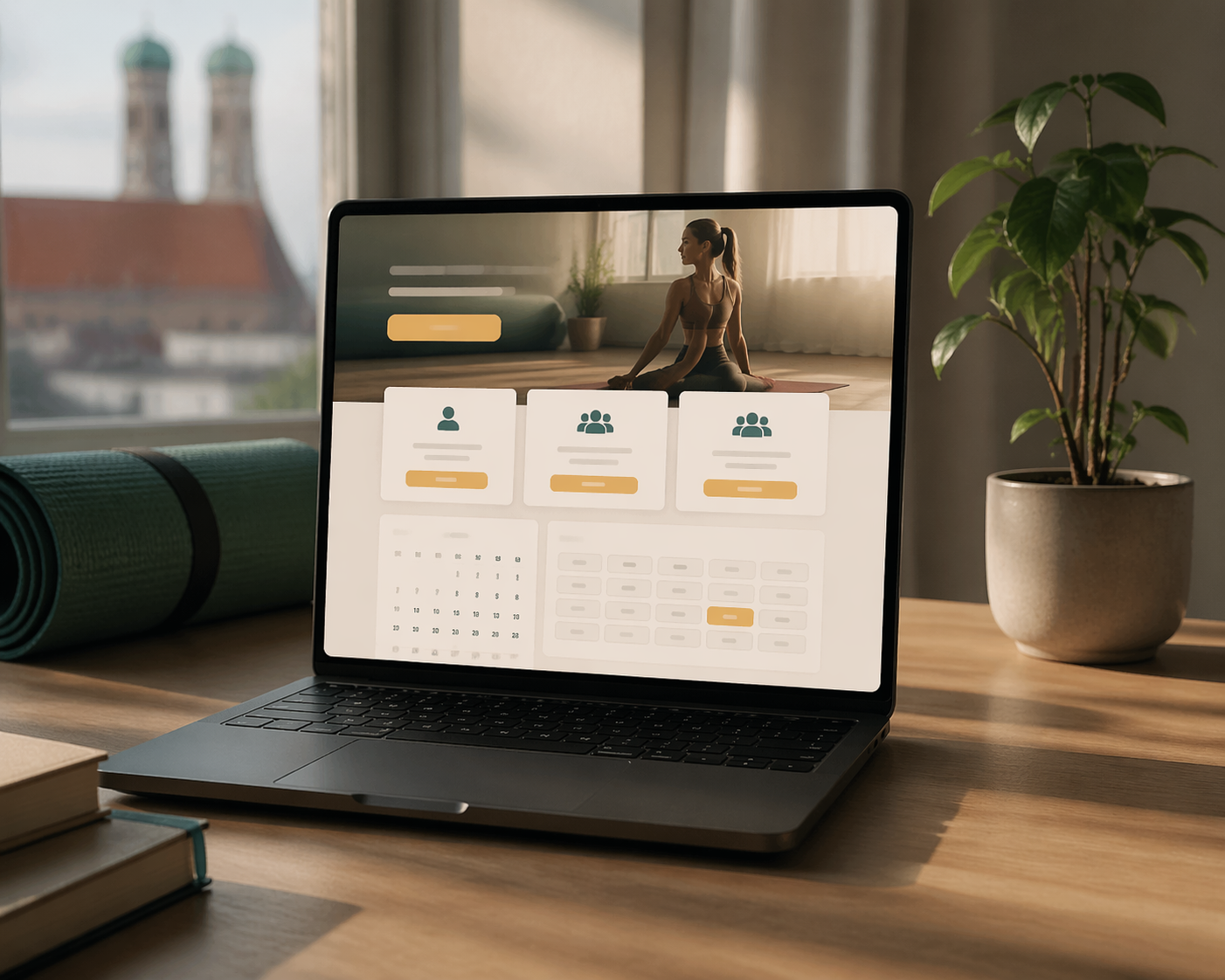 Olga Trudova Website auf Laptop, Tablet und Smartphone