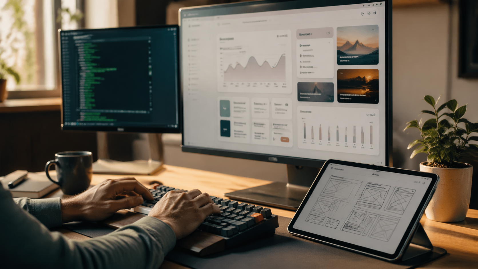Website-Konzept mit CMS und Lead-Fokus