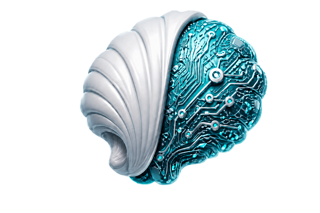 Media Shell AI Muschel