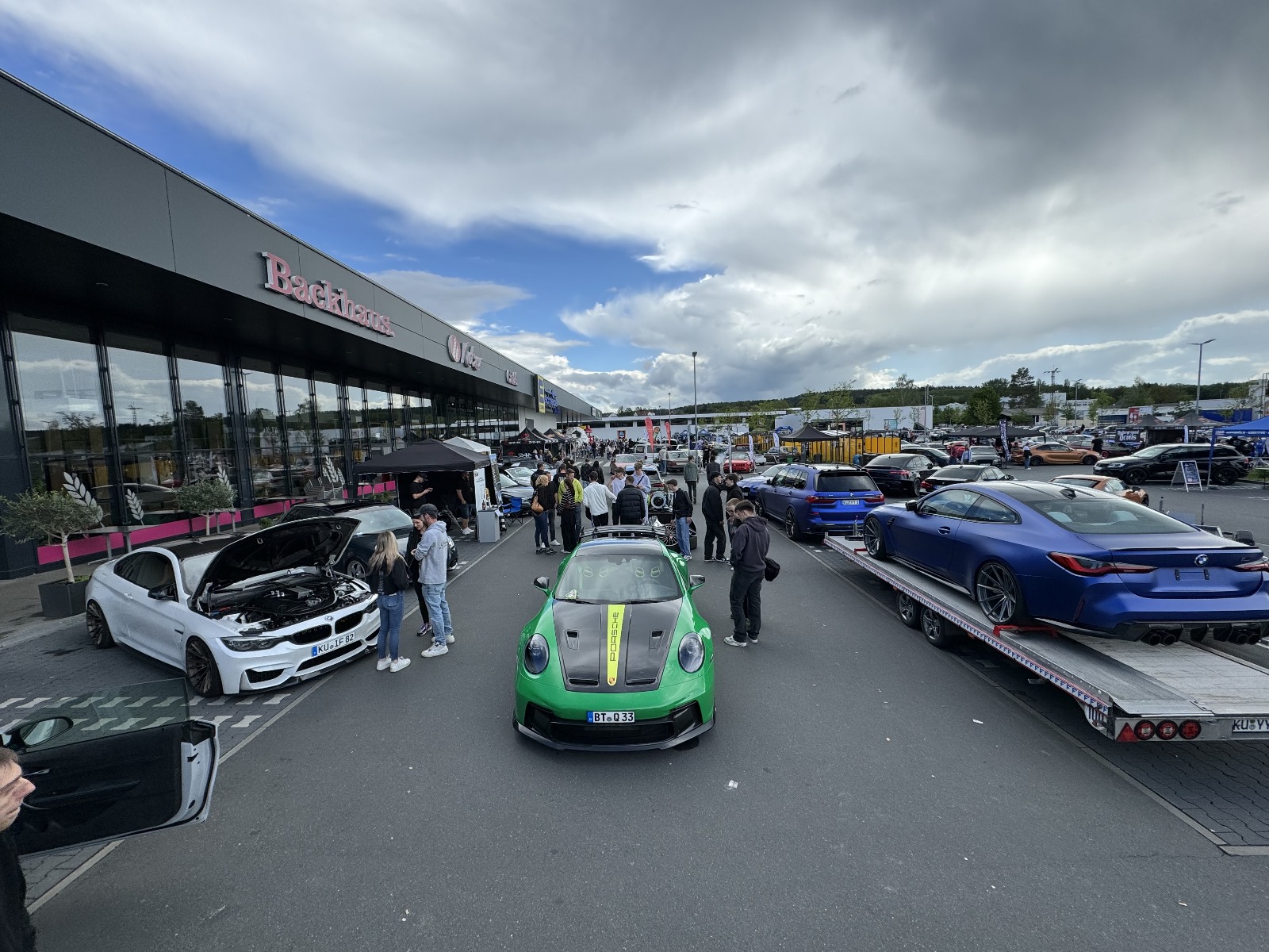 Tuning Fahrzeug auf dem Treffen